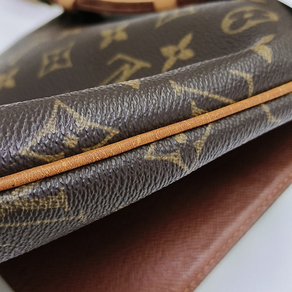 MUSETTE TANGO PM Monogram Coated Canvas Brown