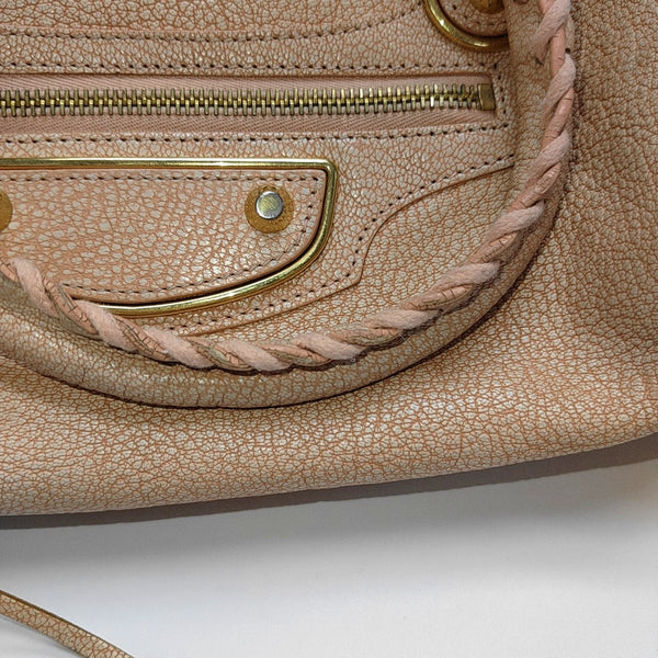 Classic Metallic Edge City Leather Pink