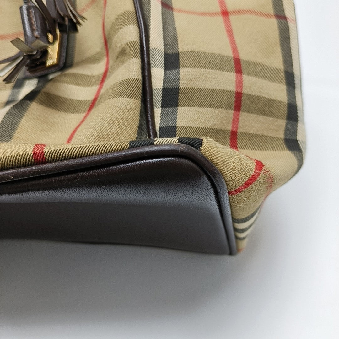 Canvas Shoulder Bag Brown