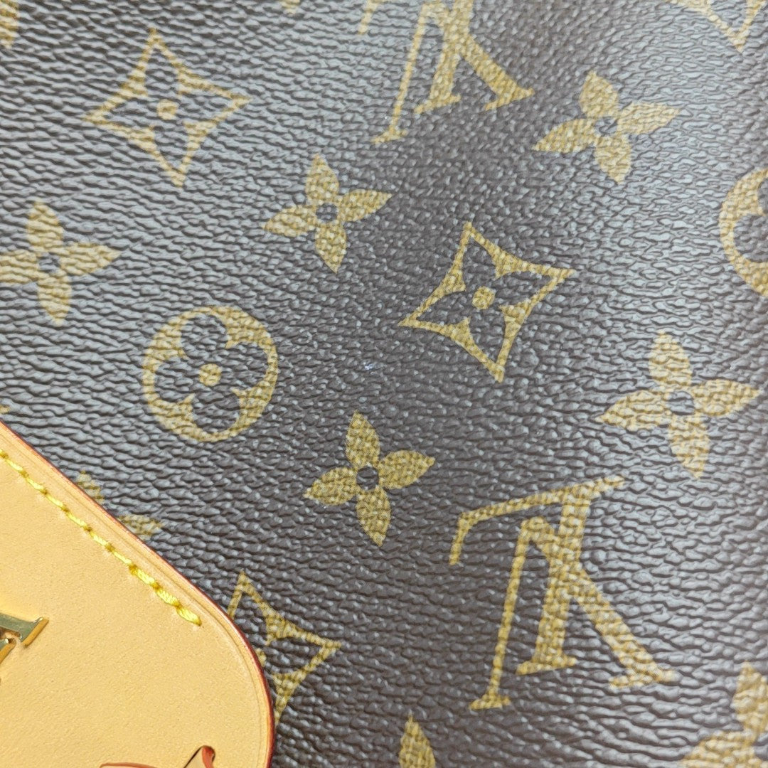 CARRYALL MM Monogram Coated Canvas Brown