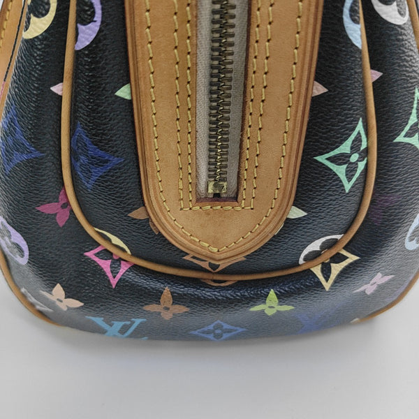 LV × TM PRISCILLA Monogram Coated Canvas Black