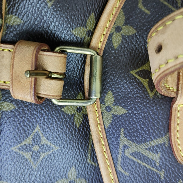 SAUMUR 30 Monogram Coated Canvas Brown