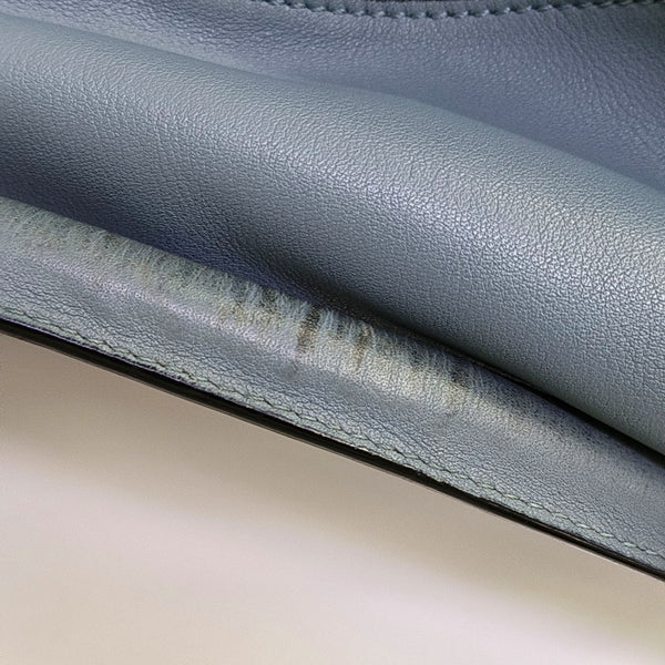 Puzzle Medium Calfskin Blue