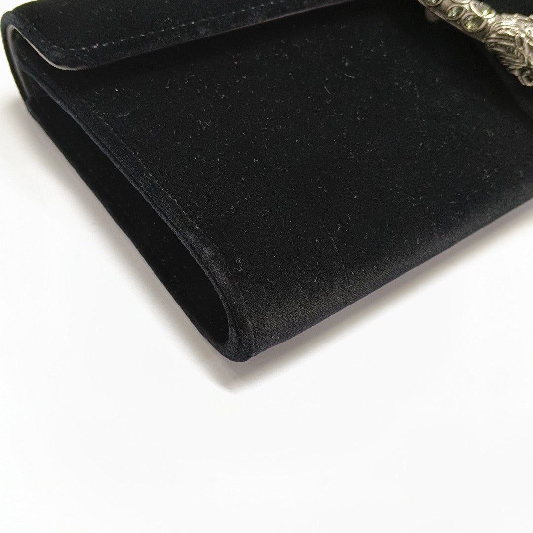 Authenticated pre-owned  Dionysus Velvet Black - Clutch at Looply
