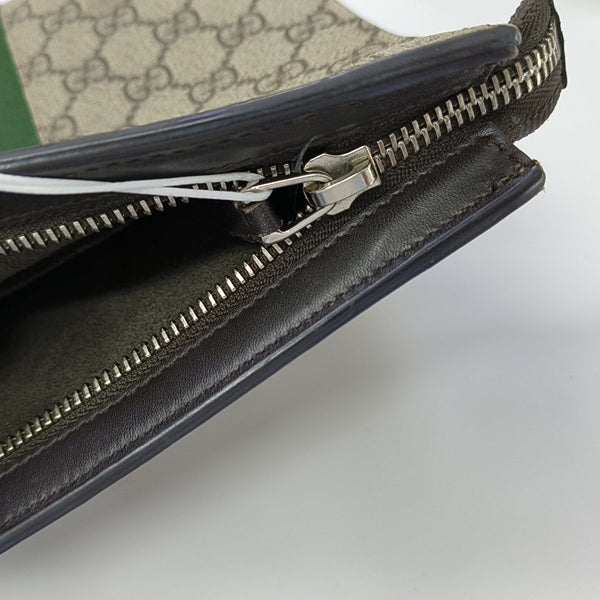 GG Supreme Monogram Coated Canvas Black