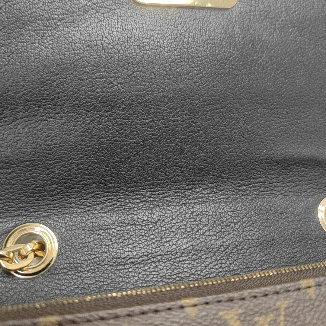 MARCEAU Monogram Coated Canvas Brown