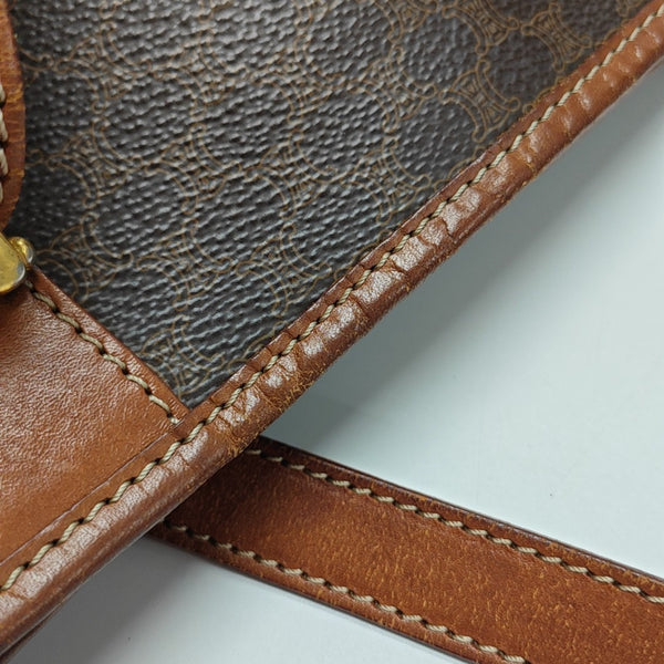 MACADAM TOTE Coated Canvas Brown