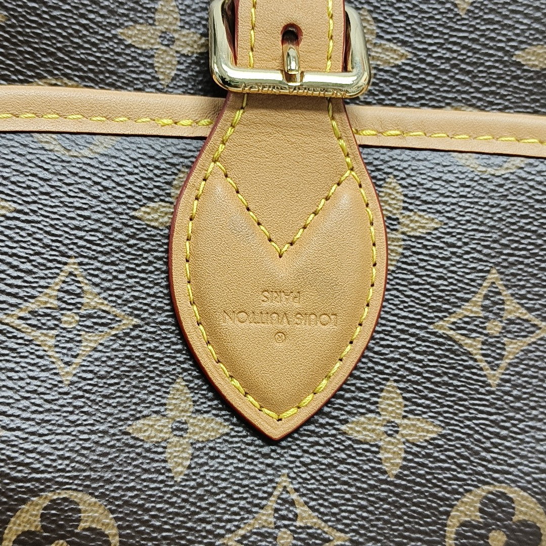 DIANE Monogram Coated Canvas Brown