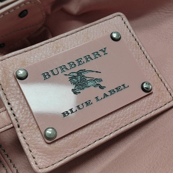 Leather Shoulder Bag Pink