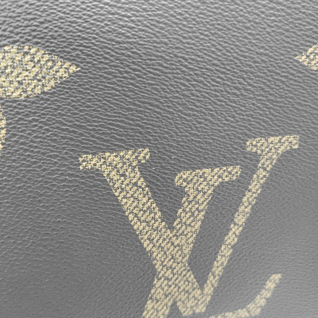 ONTHEGO GM Monogram Coated Canvas Brown