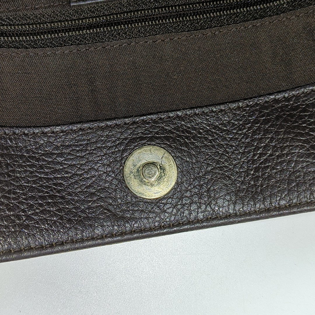 Monogram Coated Canvas Tote Bag Beige