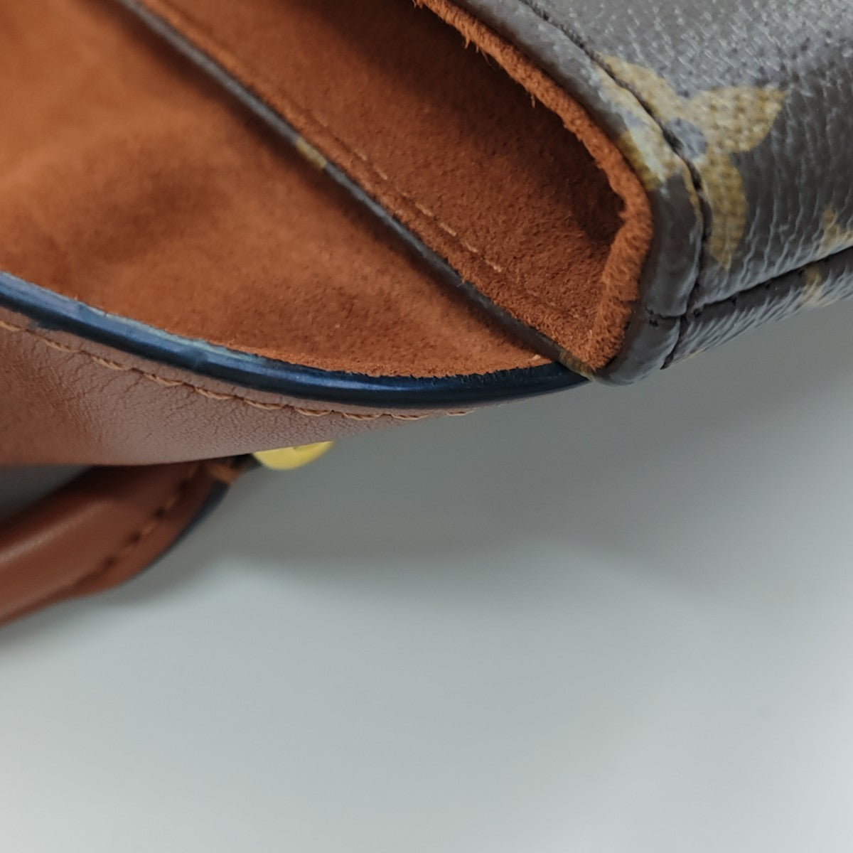 LOCKY BB Monogram Coated Canvas Brown