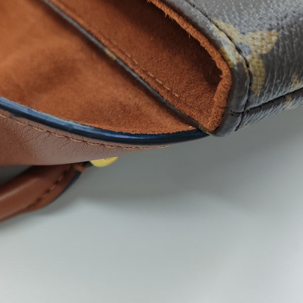 LOCKY BB Monogram Coated Canvas Brown