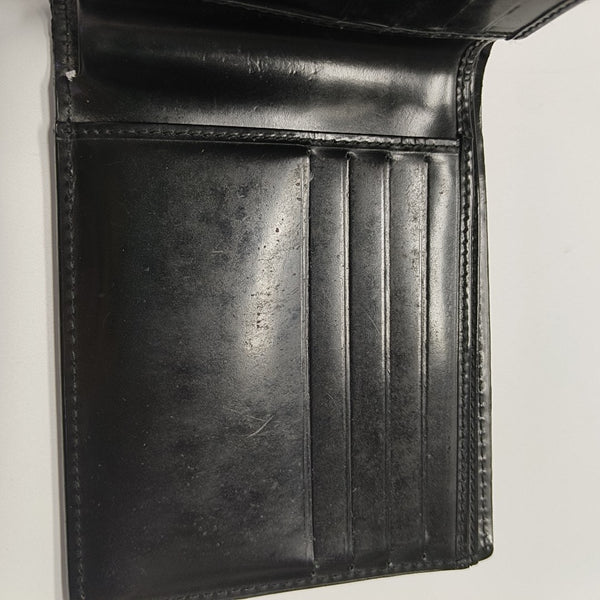 Patent Leather Wallet Black