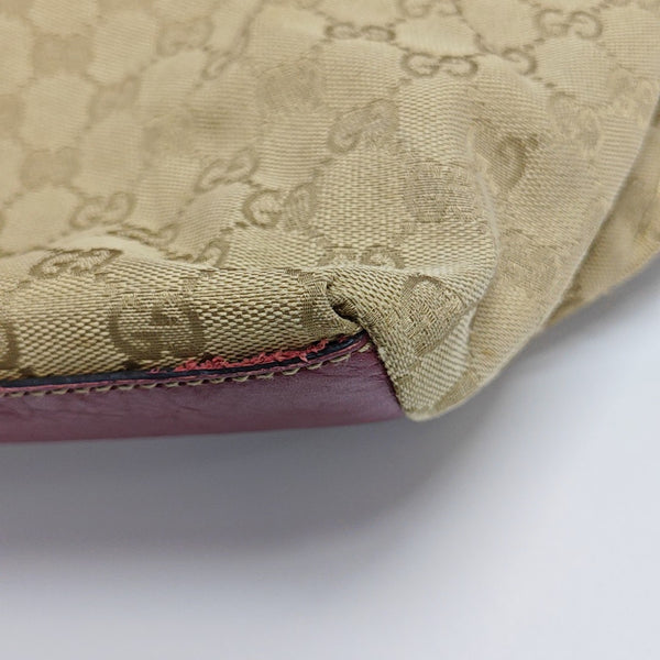 Monogram Canvas Tote Bag Beige