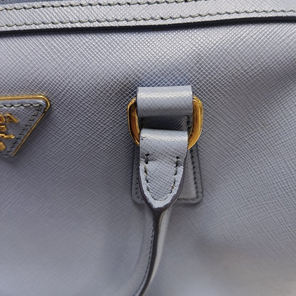 Saffiano Calfskin Shoulder Bag Blue