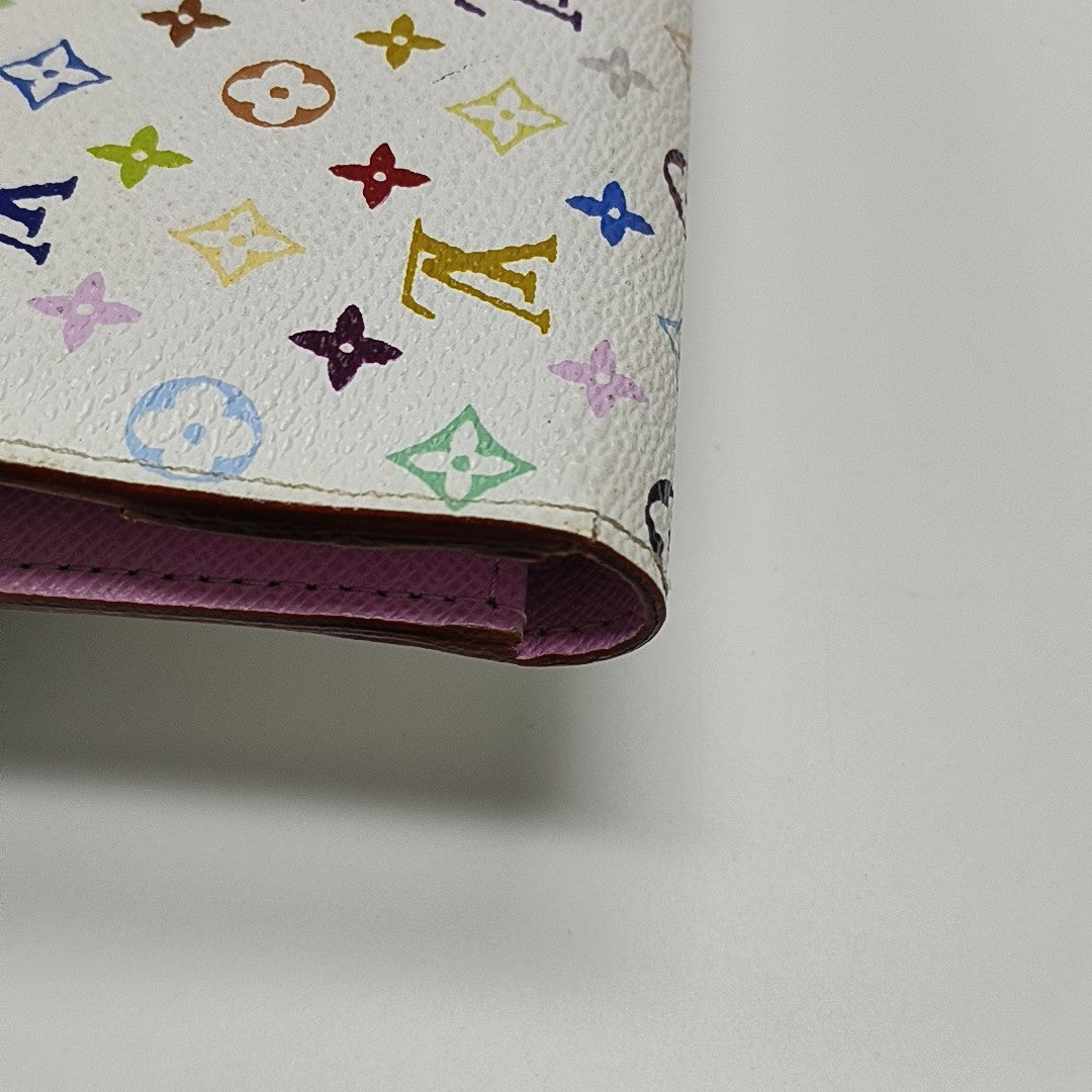 LV × TM INSOLITE Monogram Coated Canvas White Wallet