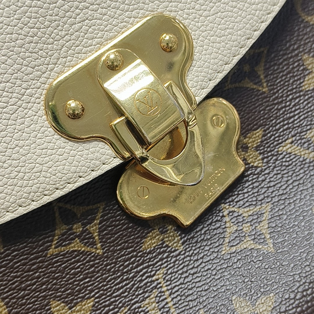 SAINT PLACIDE Monogram Coated Canvas White