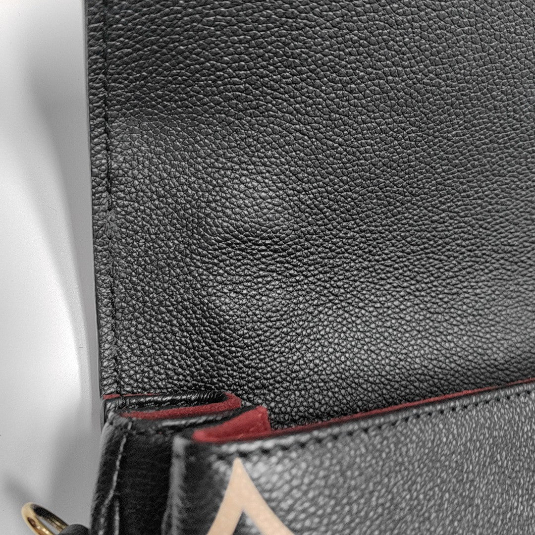 MÉTIS MM Monogram Calfskin Black