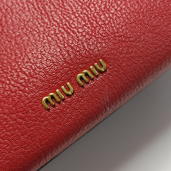 Calfskin Shoulder Bag Red