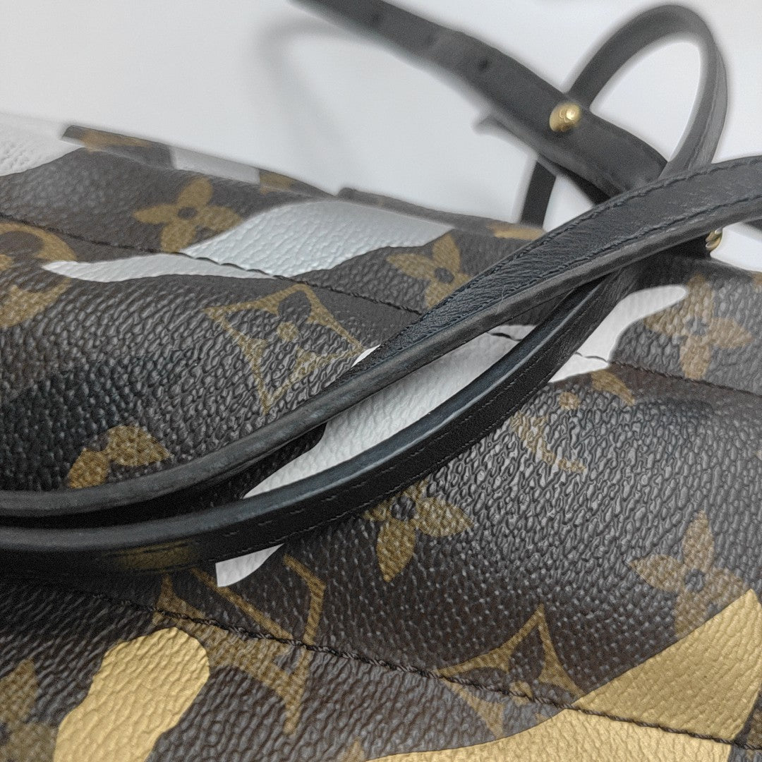 LV X LOL PALM SPRINGS Mini Monogram Coated Canvas Brown