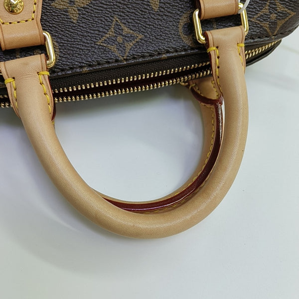 SPEEDY 20 Monogram Coated Canvas Brown