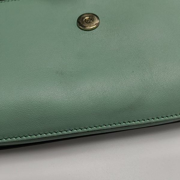 Faye Small Calfskin Green