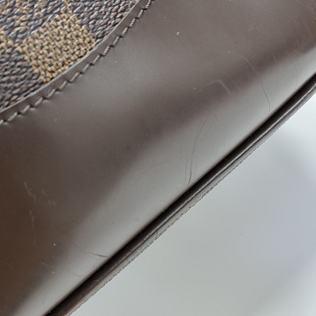 BERKELEY Damier Ebene Coated Canvas Brown