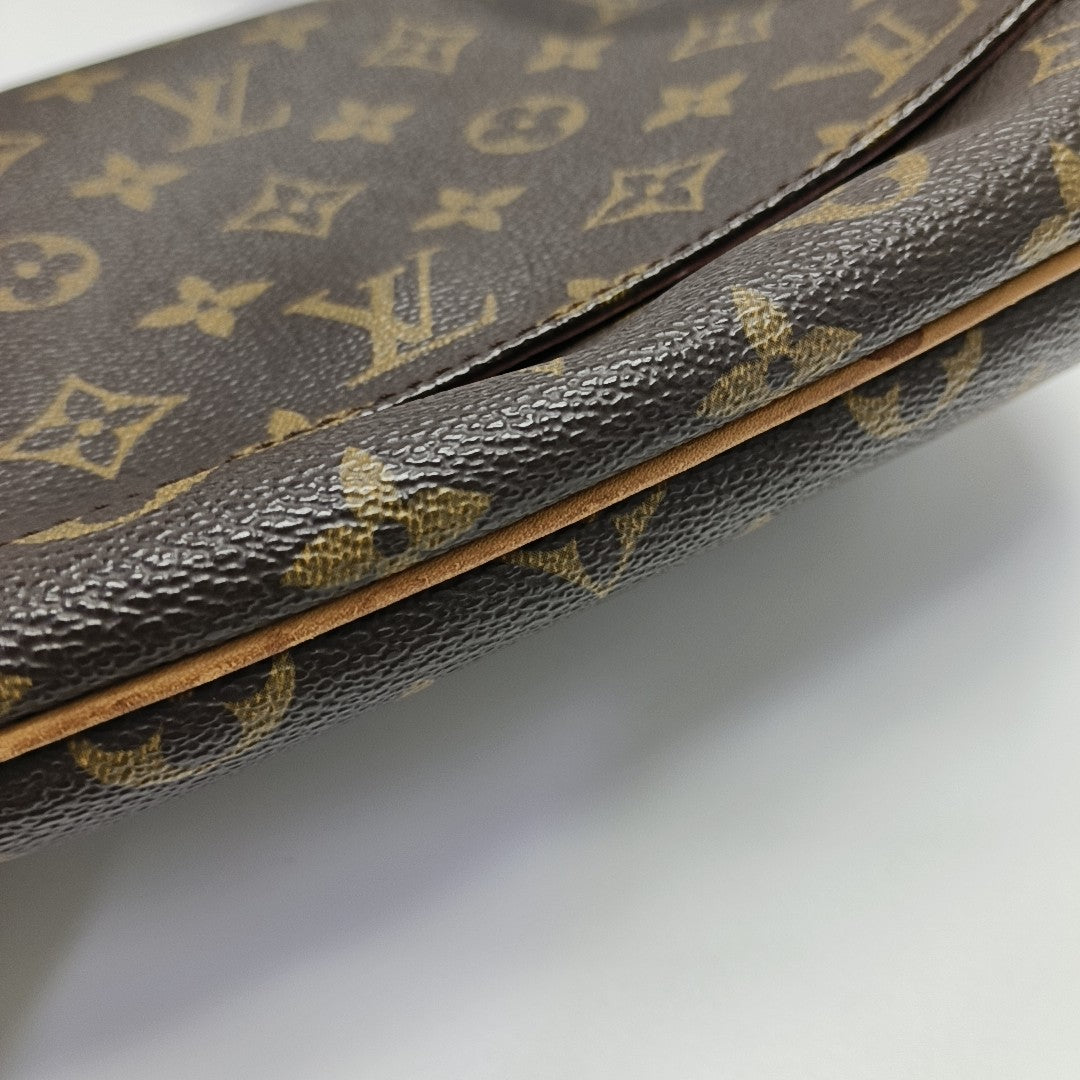 MUSETTE TANGO Monogram Coated Canvas Brown