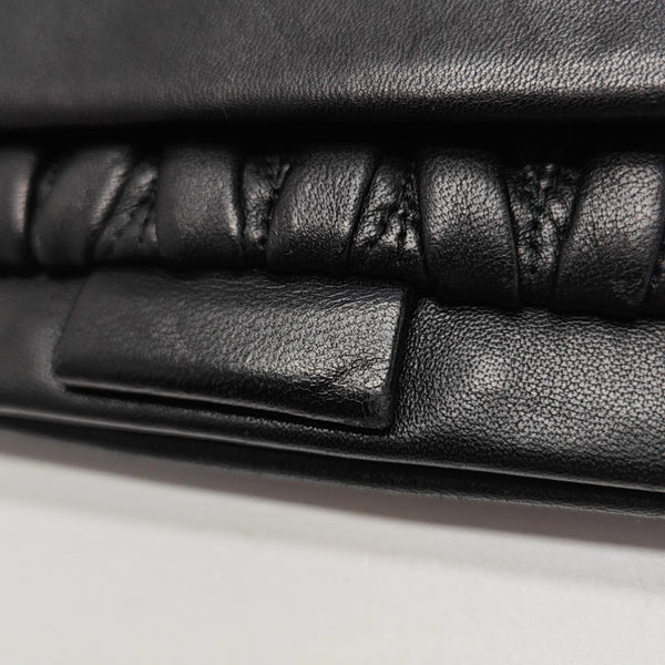 Quilted Lambskin Clutch Black
