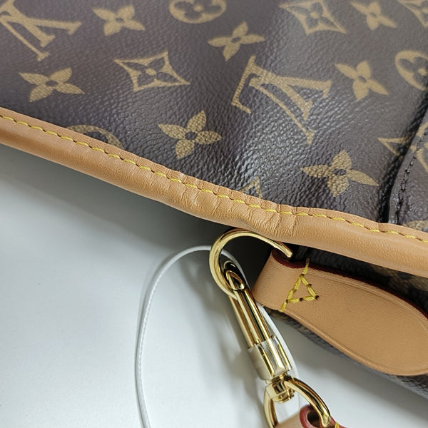 DIANE Monogram Coated Canvas Brown