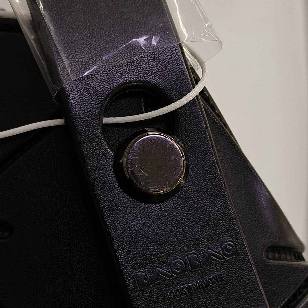 Special Material Top Handle Bag Black