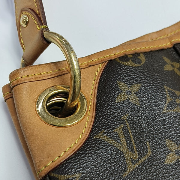 GALLIERA Monogram Coated Canvas Brown