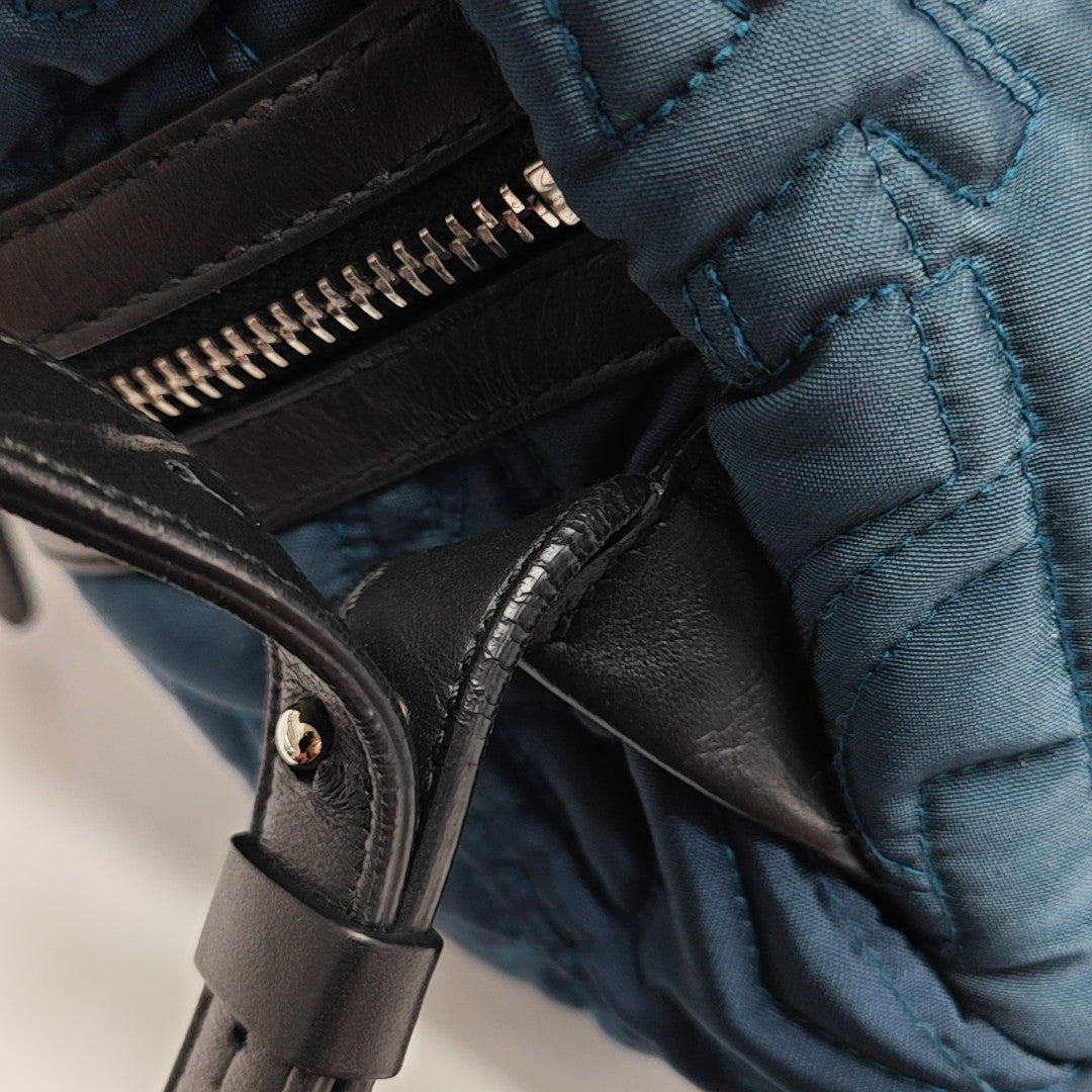 Fabric Backpack Blue
