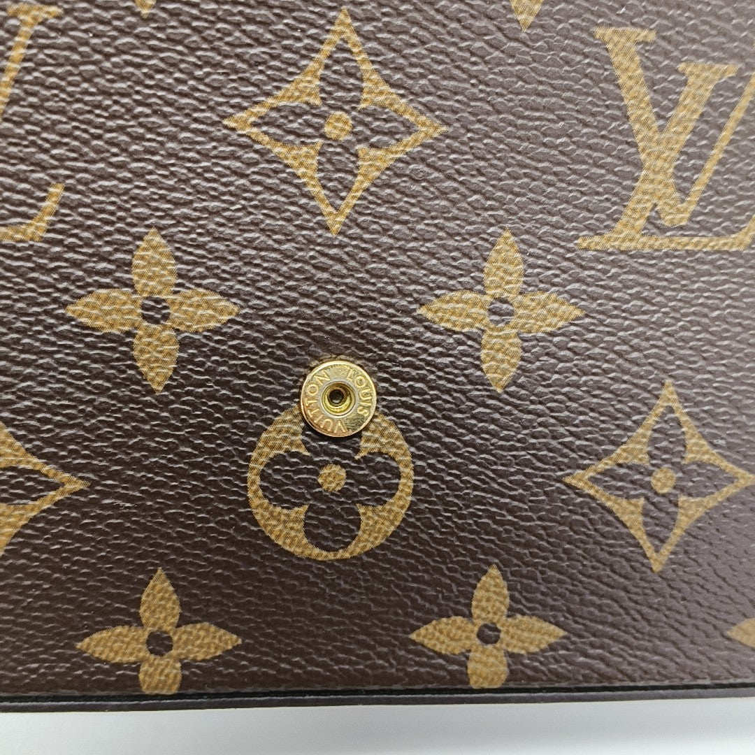 FÉLICIE Monogram Coated Canvas Brown