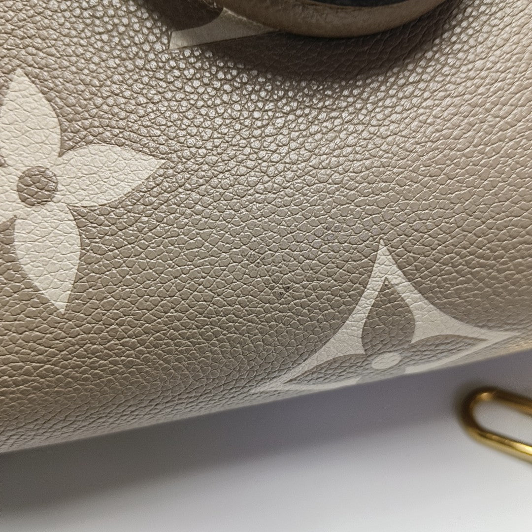 ONTHEGO PM Monogram Calfskin Gray