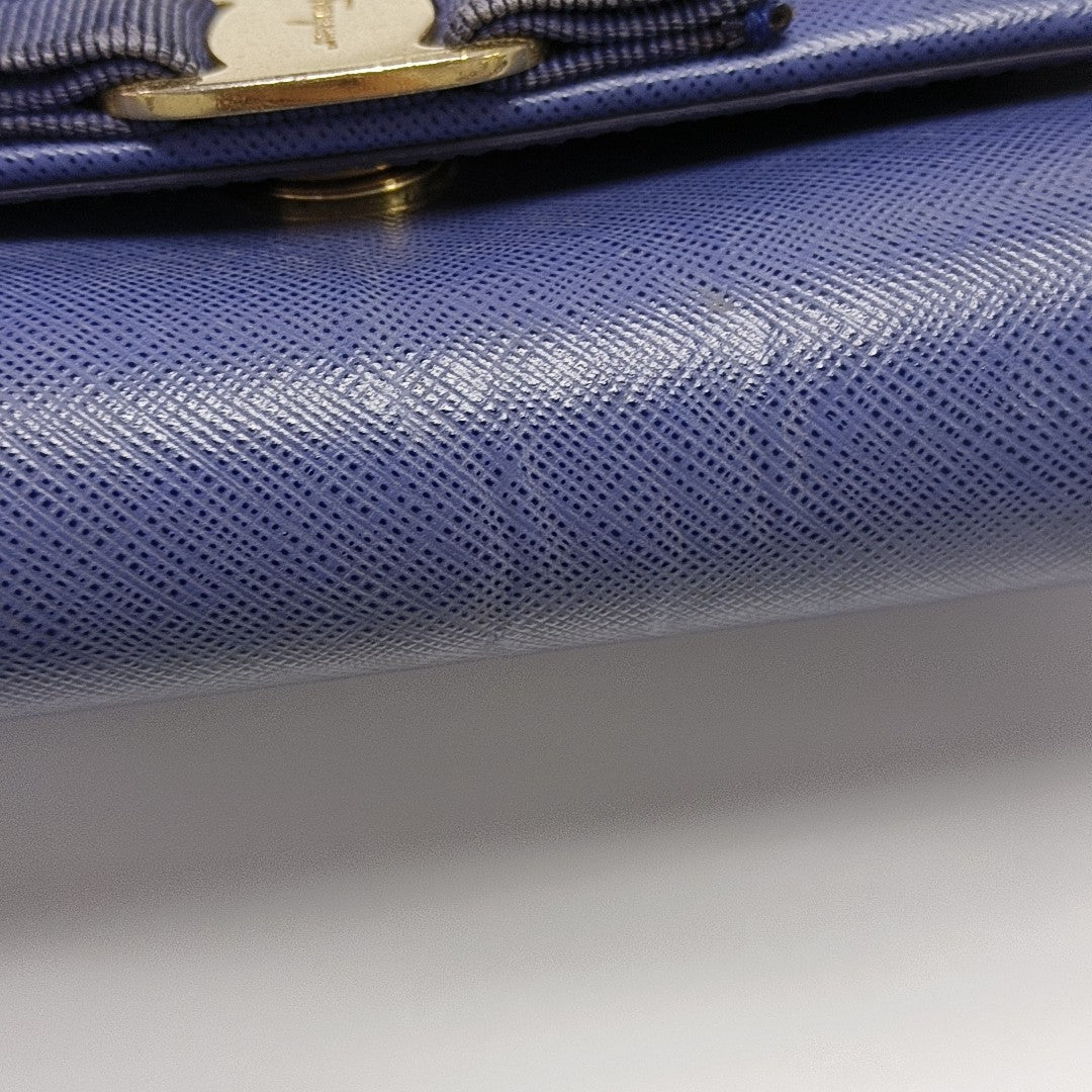 Ginny Small Calfskin Blue