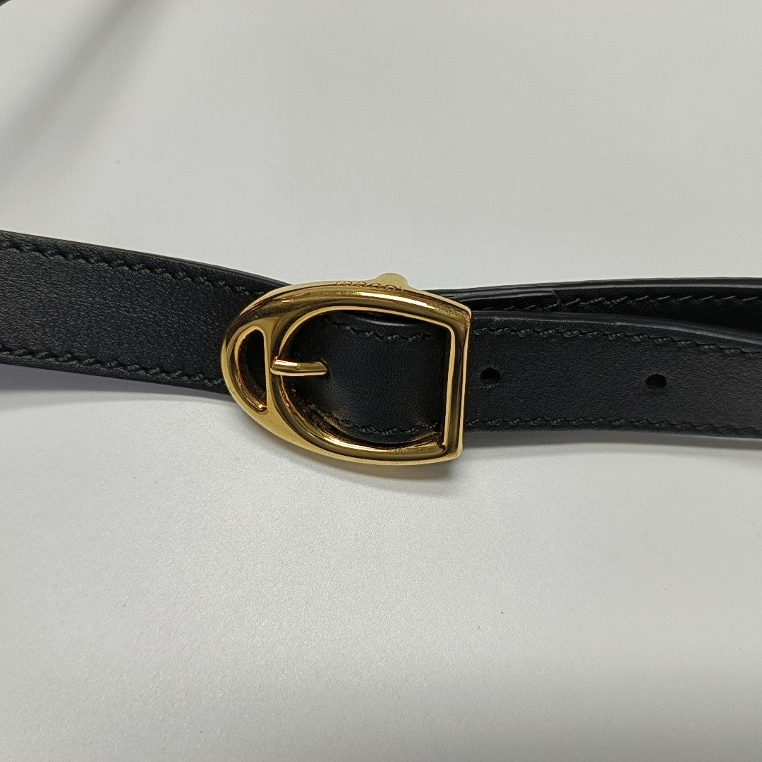 73 Small Calfskin Black