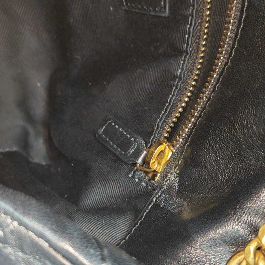 PUFFER Quilted Lambskin Black