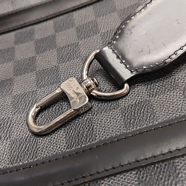 TADAO PM Damier Graphite Coated Canvas Gray