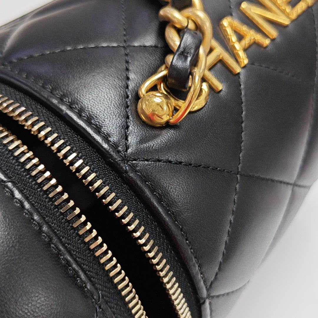Quilted Lambskin Black