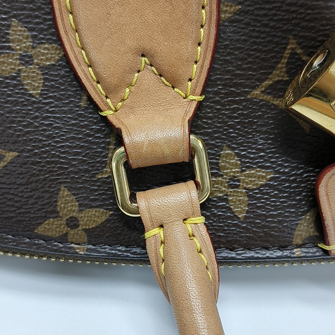 BOETIE PM Monogram Coated Canvas Brown