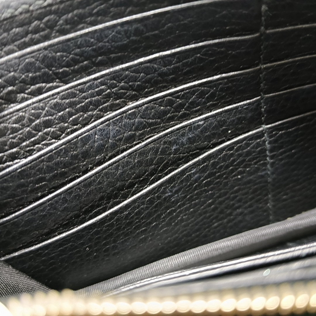 Interlocking G Small Calfskin Black