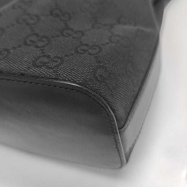 Monogram Canvas Shoulder Bag Black