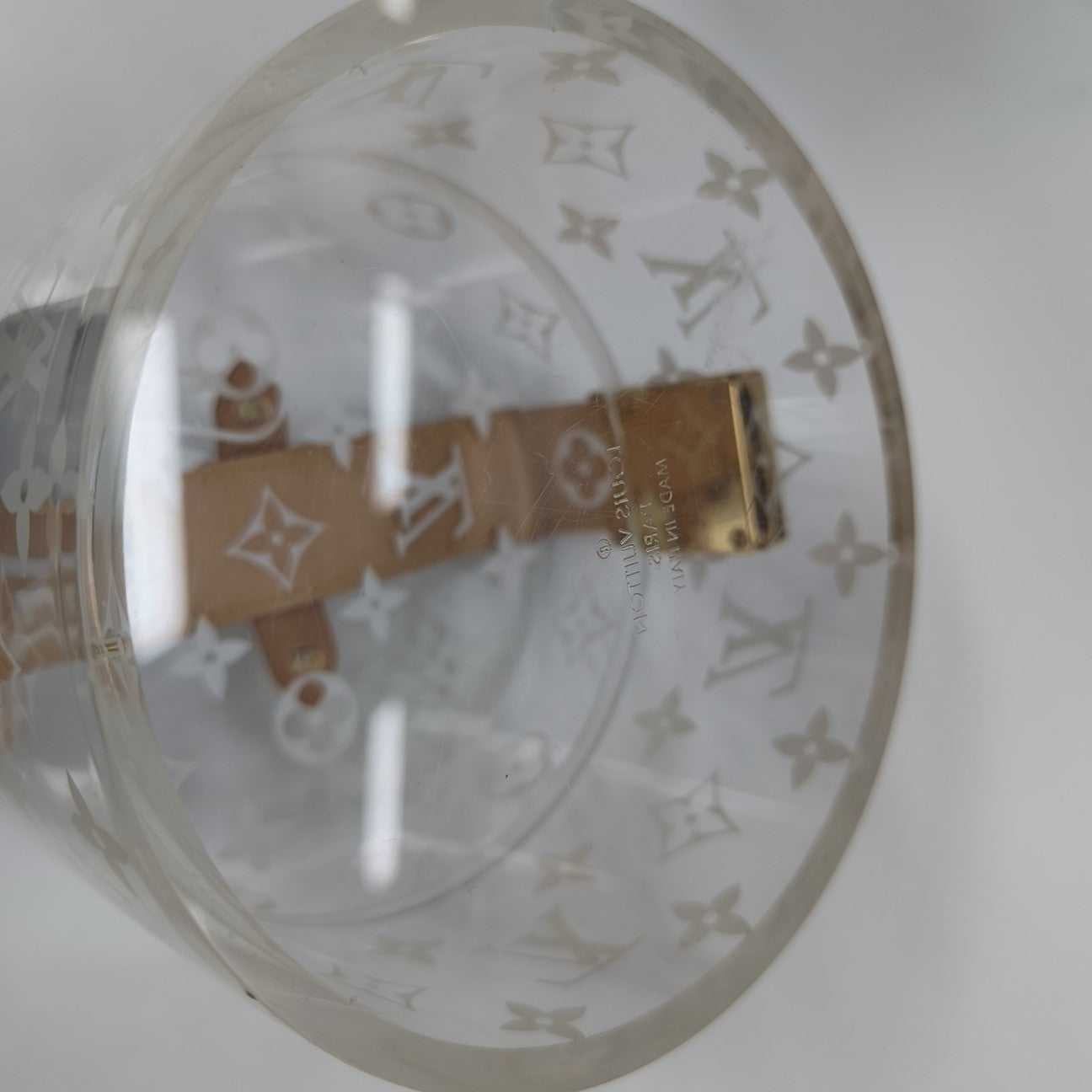 BOX SCOTT Monogram Plastic Clear