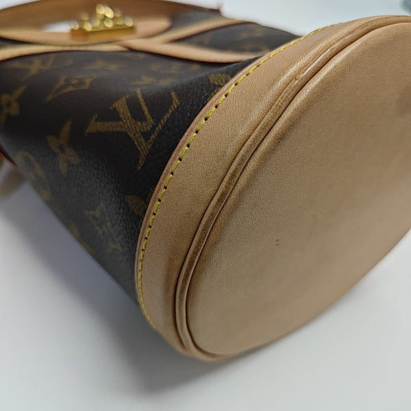 DUFFLE Monogram Coated Canvas Brown