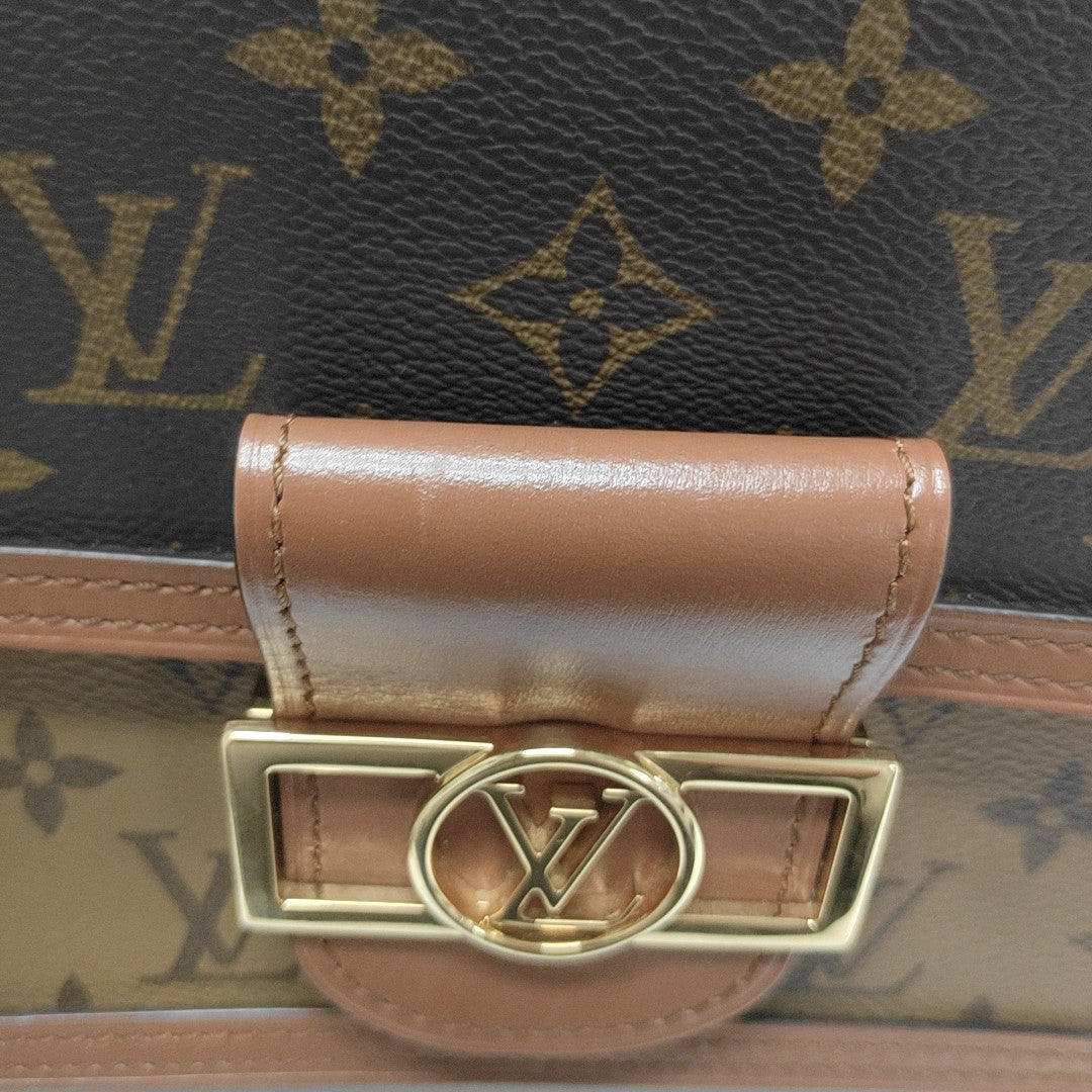 DAUPHINE Mini Coated Canvas Brown