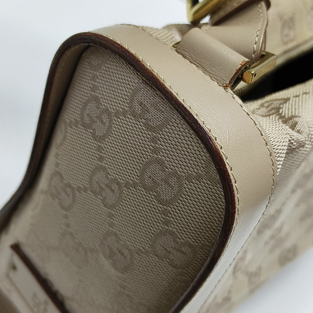 Monogram Canvas Top Handle Bag Beige