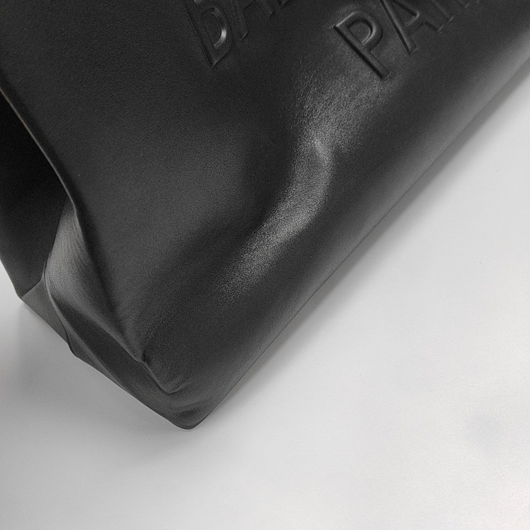 Calfskin Shoulder Bag Black