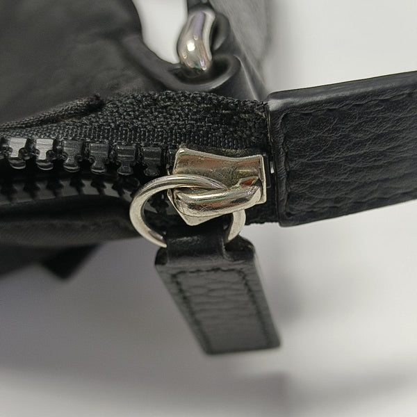 Monogram Nylon Shoulder Bag Black